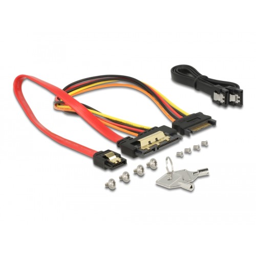 Delock 3.5″ Mobile Rack for 1 x 2.5″ SATA / SAS HDD / SSD with vibration protection