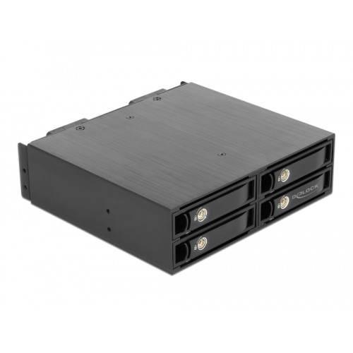 Delock 5.25″ Mobile Rack for 4 x 2.5″ U.2 NVMe SSD with lockable Trays