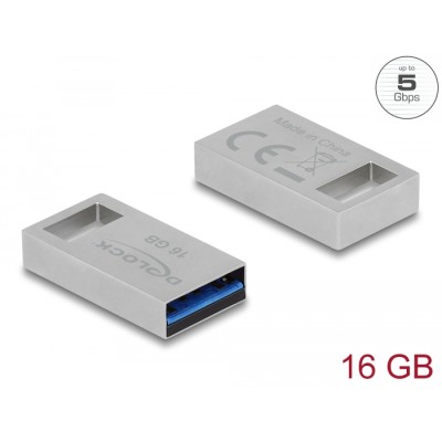 Delock USB 5 Gbps Memory Stick 16 GB - Metal Housing