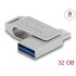 Delock USB 5 Gbps USB-C™ + Type-A Memory Stick 32 GB - Metal Housing