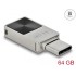Delock Mini USB 3.2 Gen 1 USB-C™ Memory Stick 64 GB - Metal Housing
