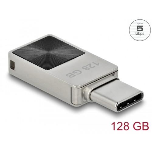 Delock Mini USB 5 Gbps USB-C™ Memory Stick 128 GB - Metal Housing