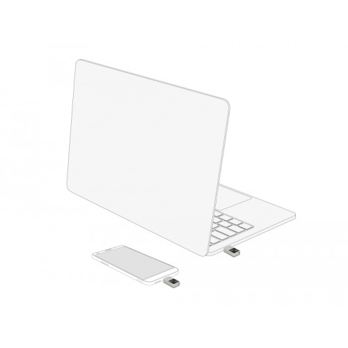 Delock Mini USB 5 Gbps USB-C™ Memory Stick 128 GB - Metal Housing