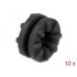 Delock Anti vibration grommet black 10 pieces