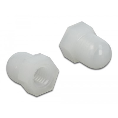 Delock Protective cap hexagon with inside thread for screw M5 natural 10 pieces 2