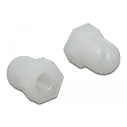 Delock Protective cap hexagon with inside thread for screw M5 natural 10 pieces