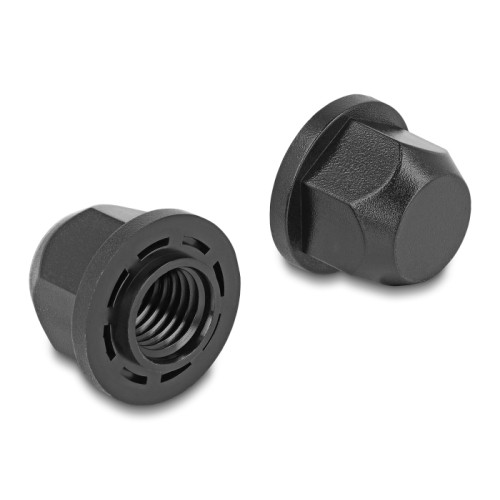 Delock M12 thread protection cap black 2 pieces