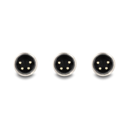 Delock M8 T-Splitter A-coded 4 pin male to 2 x male parallel connection