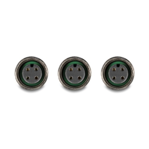 Delock M12 T-Splitter A-coded 4 pin 1 x female to 2 x female parallel connection