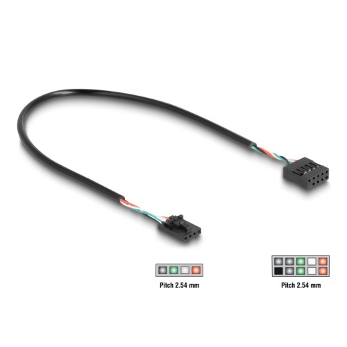 Delock USB 2.0 pin header male Hub 2 Port