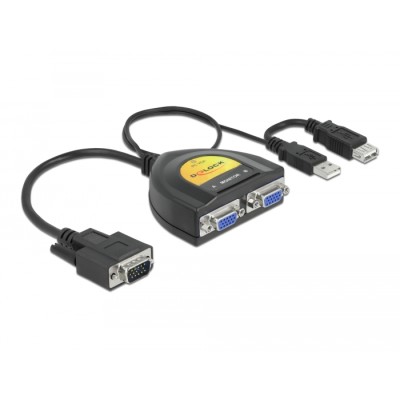 Delock 2 Port VGA Data Splitter 450 MHz