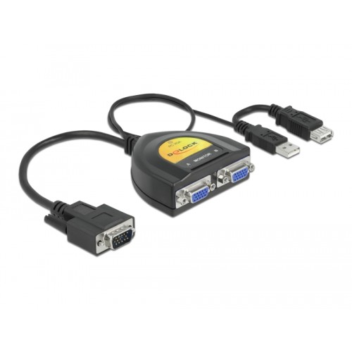 Delock 2 Port VGA Data Splitter 450 MHz