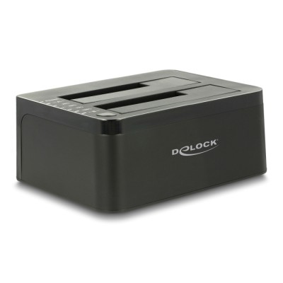 Delock USB 3.0 Dual Docking Station for 2 x SATA HDD / SSD with Clone Function