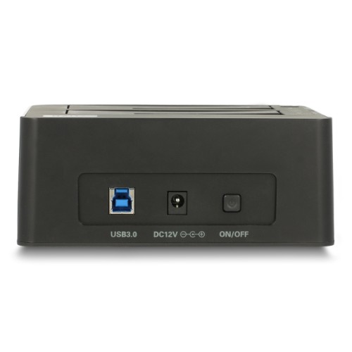 Delock USB 5 Gbps Dual Docking Station for 2 x SATA HDD / SSD with Clone Function