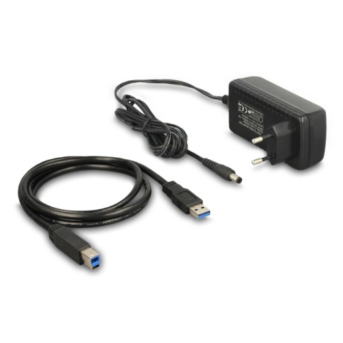 Delock USB 5 Gbps Dual Docking Station for 2 x SATA HDD / SSD with Clone Function