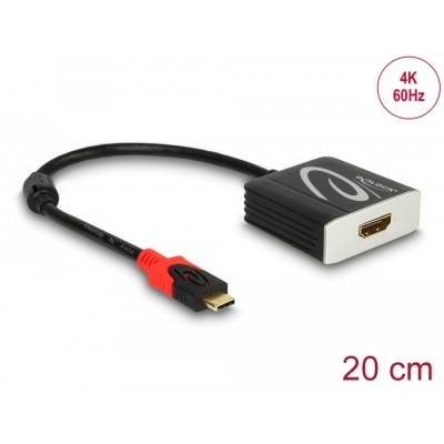 Delock Adapter USB Type-C™ male  HDMI female (DP Alt Mode) 4K 60 Hz