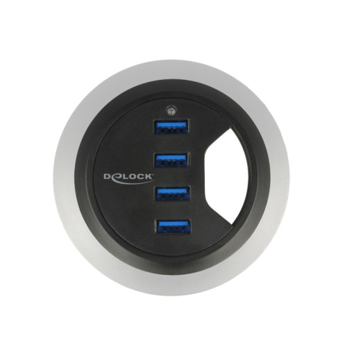 Delock In-Desk Hub 4 Port USB 3.0