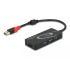 Delock External USB 3.2 Gen 1 Hub USB Type-A  3 x USB Type-A + 2 Slot SD Card Reader