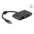 Delock Adapter USB Type-C™ male  HDMI female (DP Alt Mode) 4K 30 Hz + USB Type-A + USB Type-C™ PD