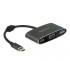 Delock Adapter USB Type-C™ male  VGA female (DP Alt Mode) + USB Type-A + USB Type-C™ PD
