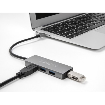 Delock 4 Port USB 3.2 Gen 1 Hub with USB Type-A connector – USB Type-A ports on the side 2