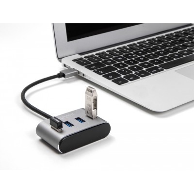 Delock 4 Port USB 3.2 Gen 1 Hub with USB Type-A connector – USB Type-A ports on top 2