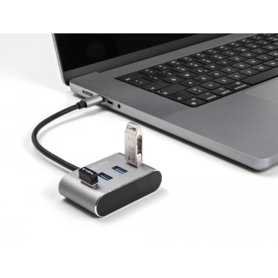 Delock 4 Port USB 3.2 Gen 1 Hub with USB Type-C™ connector – USB Type-A ports on top 2