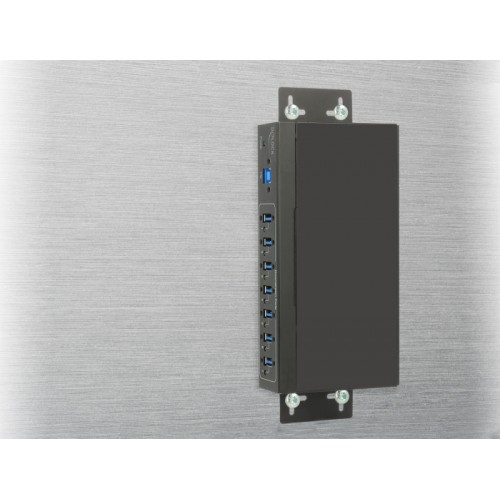 Delock External Industry Hub 7 x USB 3.0 Type-A with 20 kV ESD protection