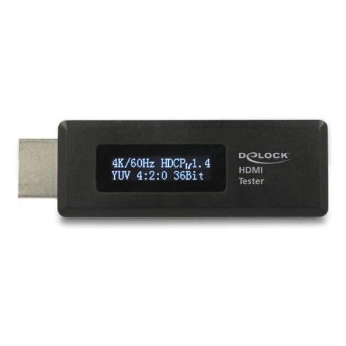 Delock HDMI Tester for EDID information with OLED display