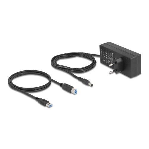 Delock External USB 5 Gbps Hub with 7 Ports + Switch