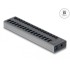 Delock External USB 5 Gbps Hub with 16 Ports + Switch