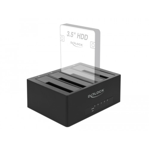 Delock USB Type-C™ Docking Station for 4 x SATA HDD / SSD