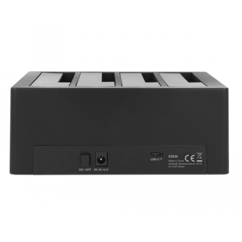 Delock USB Type-C™ Docking Station for 4 x SATA HDD / SSD