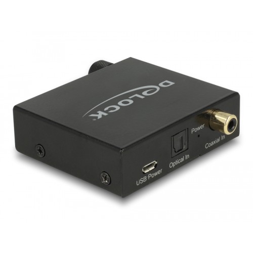 Delock Digital Audio Converter to Analogue HD with Headphone Amplifier