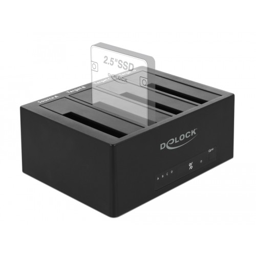 Delock USB 3.0 Docking Station for 4 x SATA HDD / SSD with Clone Function