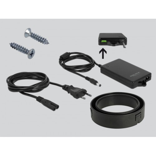 Delock USB Type-C™ Charger PD 85 W + Qualcomm Quick Charge 3.0 for table mounting