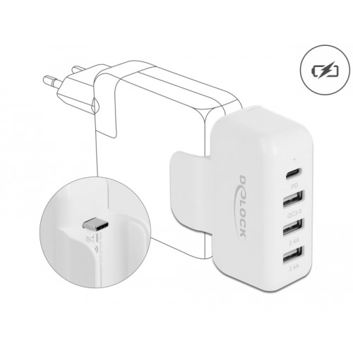 Delock Adapter for Apple power supply with PD and QC 3.0