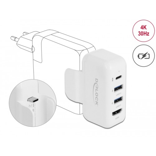 Delock Adapter for Apple power supply with PD and HDMI 4K