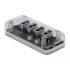 Delock External USB 3.0 Hub with 4 Ports transparent
