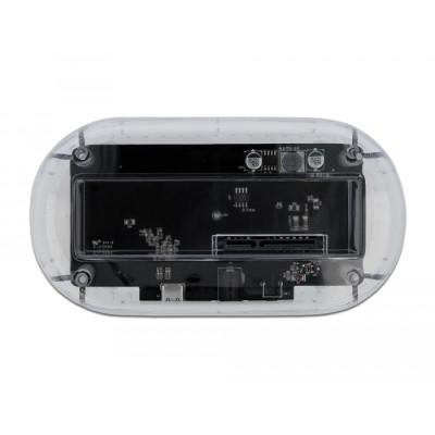 Delock USB Type-C™ Docking Station for 1 x SATA HDD / SSD transparent 2