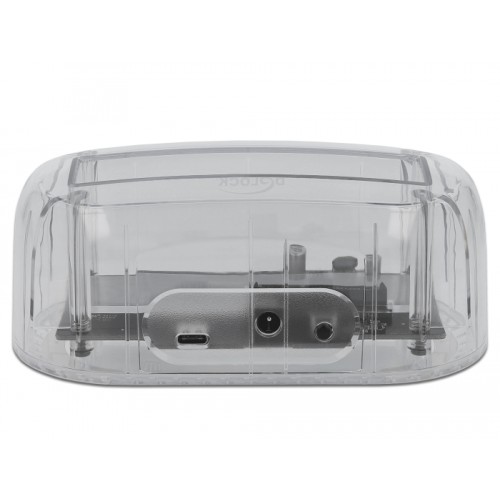 Delock USB Type-C™ Docking Station for 1 x SATA HDD / SSD transparent