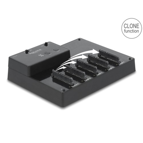 USB 3.0 Docking and Clone Station for 5 x 2.5″ SATA HDD / SSD