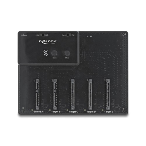 USB 3.0 Docking and Clone Station for 5 x 2.5″ SATA HDD / SSD
