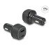 Delock Car charger USB Type-C™ PD 3.0 and USB Type-A with 63 W
