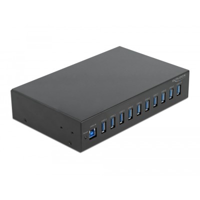 Delock 10″ Industry Hub 10 x USB 3.2 Gen 1 Type-A 2