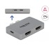 Delock Dual HDMI Adapter with 4K 60 Hz and PD 3.0 for MacBook