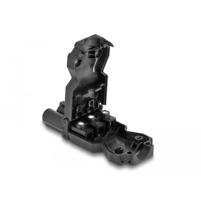 Delock Installation Connector 3-pole, screw terminal, black, 1 set 2