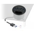 Delock 4 Port In-Desk Hub with 4 x SuperSpeed USB Type-A Port
