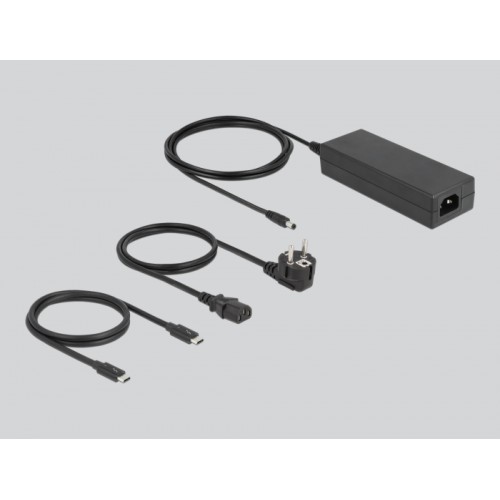 Delock Thunderbolt™ 4 Hub 3 Port with additional SuperSpeed USB 10 Gbps Type-A Port - 8K