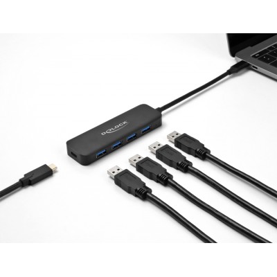 Delock USB Type-C™ Hub 4 Port USB 3.2 Gen 1 with Power Delivery 85 Watt 2